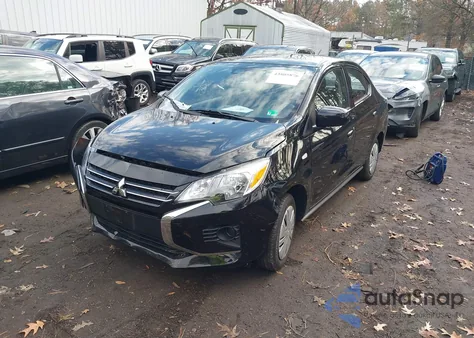 2024 Mitsubishi Mirage G4 Black Edition/Es/Le from USA, damaged, VIN ML32FUFJ7RHF20294